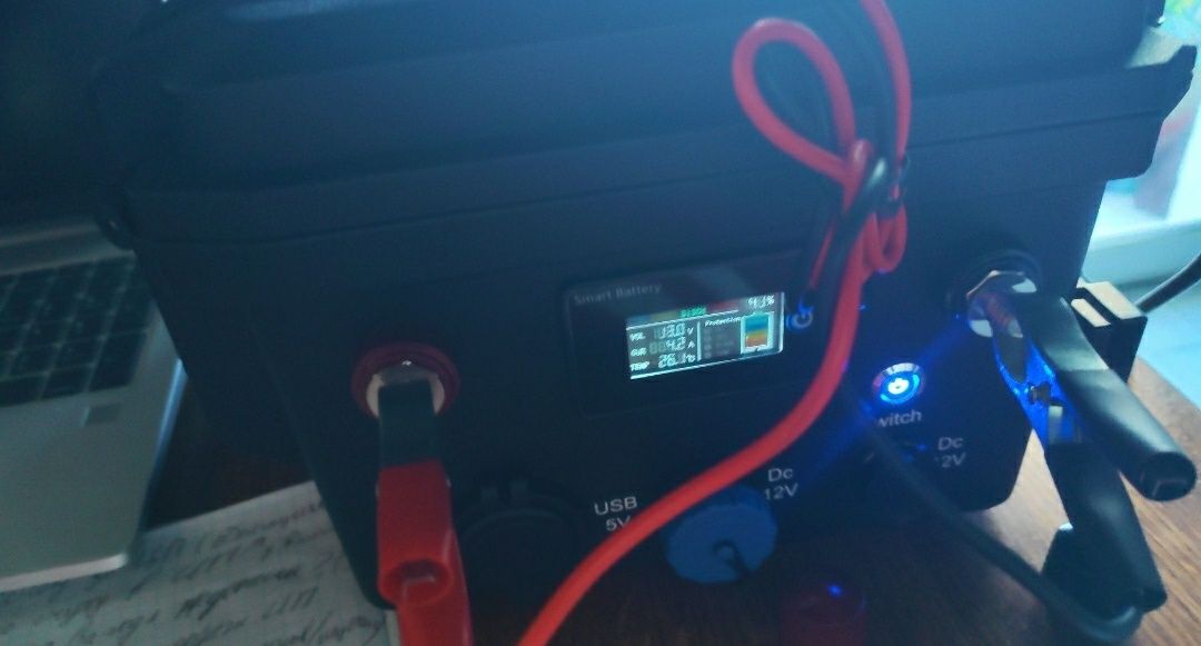 Аккумулятор TSLWATT 12V 1,28кWh для лодок, кемпинга, РЕБ, в кейсе +ЗУ