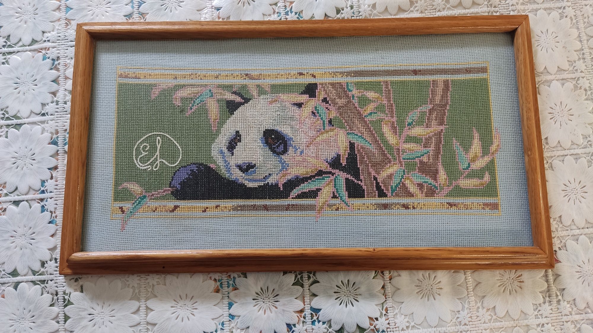 Картина Панда вишита
