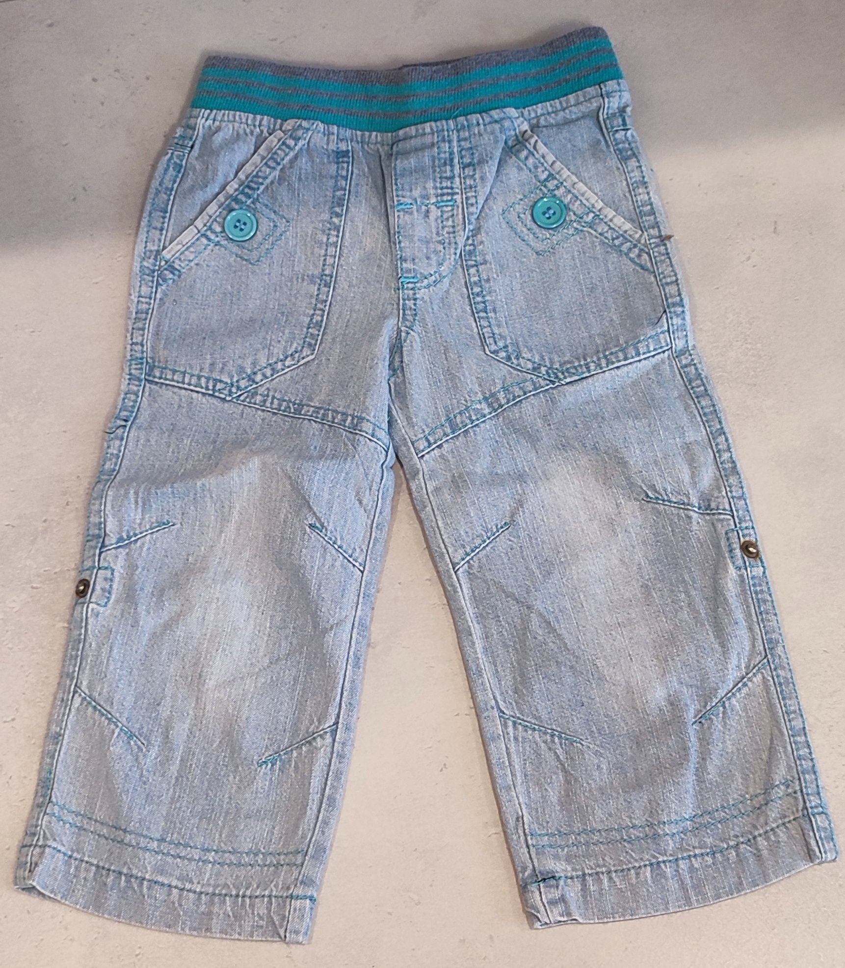 Spodnie jeans r.86