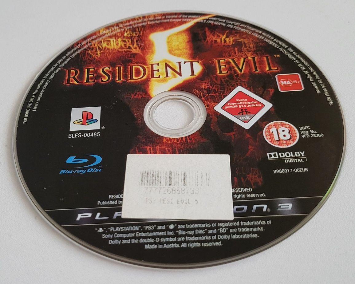 Resident Evil 5 PS3  PlayStation 3 stan bdb tryb local co-op