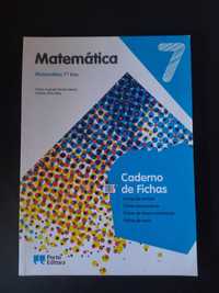 Caderno de Fichas de matemática - 7ºano