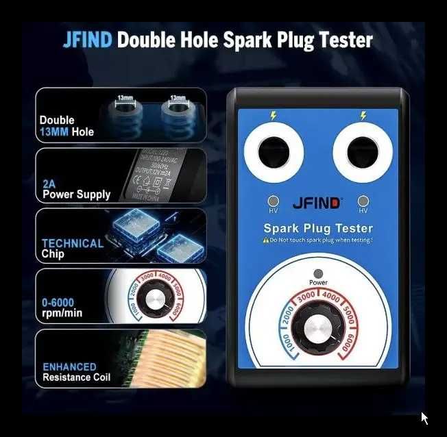 Тестер автомобільних свічок запалювання JFIND JF109