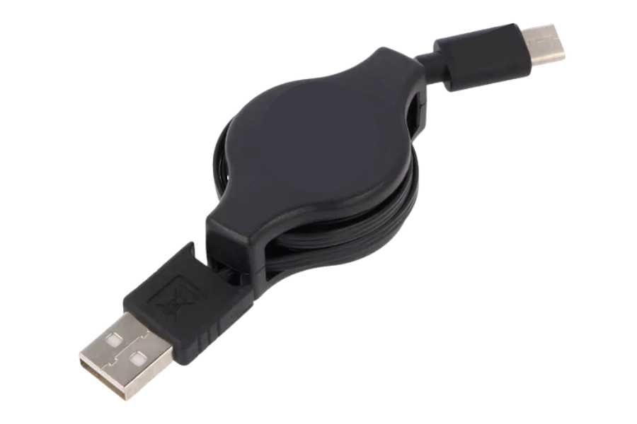 Cabo retráctil USB - USB Micro