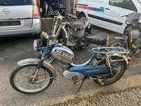 Mota a pedais a trabalhar