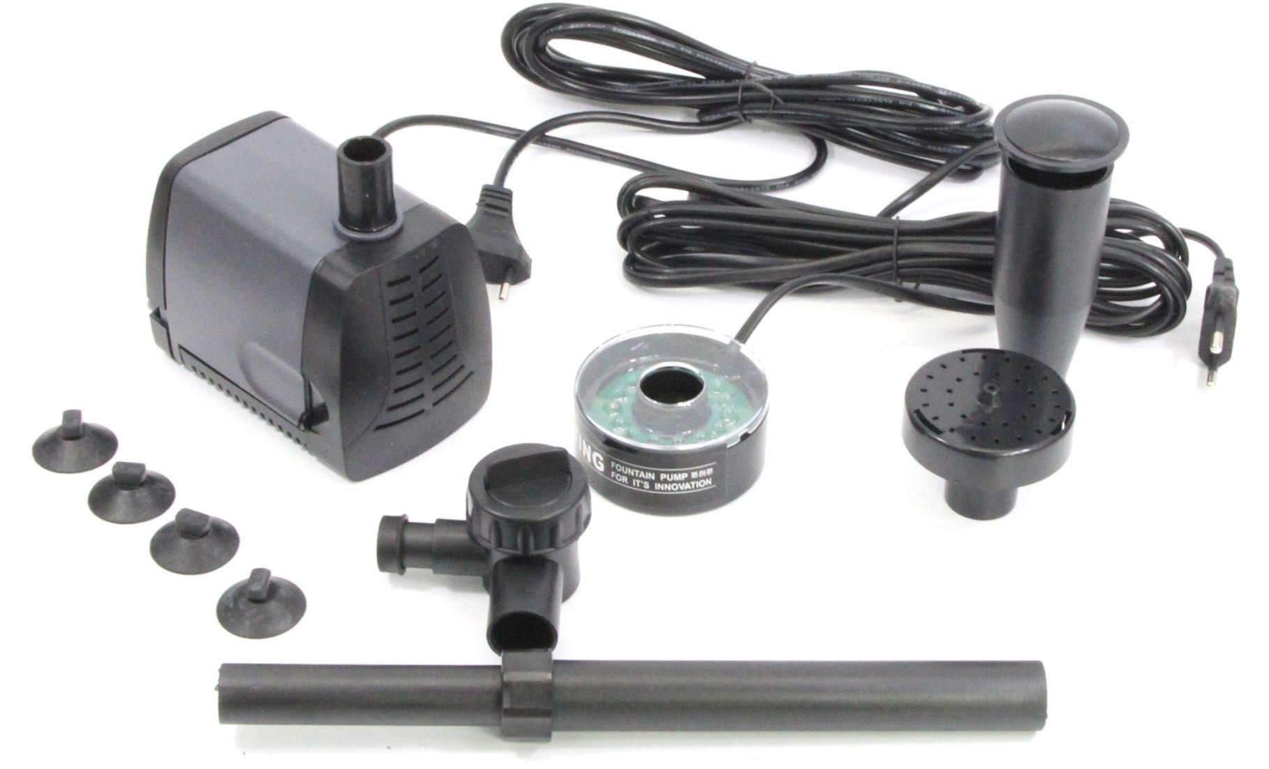 SOBO LED-3800FP pompa fontannowa 2000l/h, ring LED RGB, akwaria hodowl