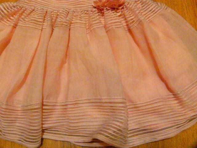 rozm 86 H&M sukienka elegancka brudny pudrowy róż