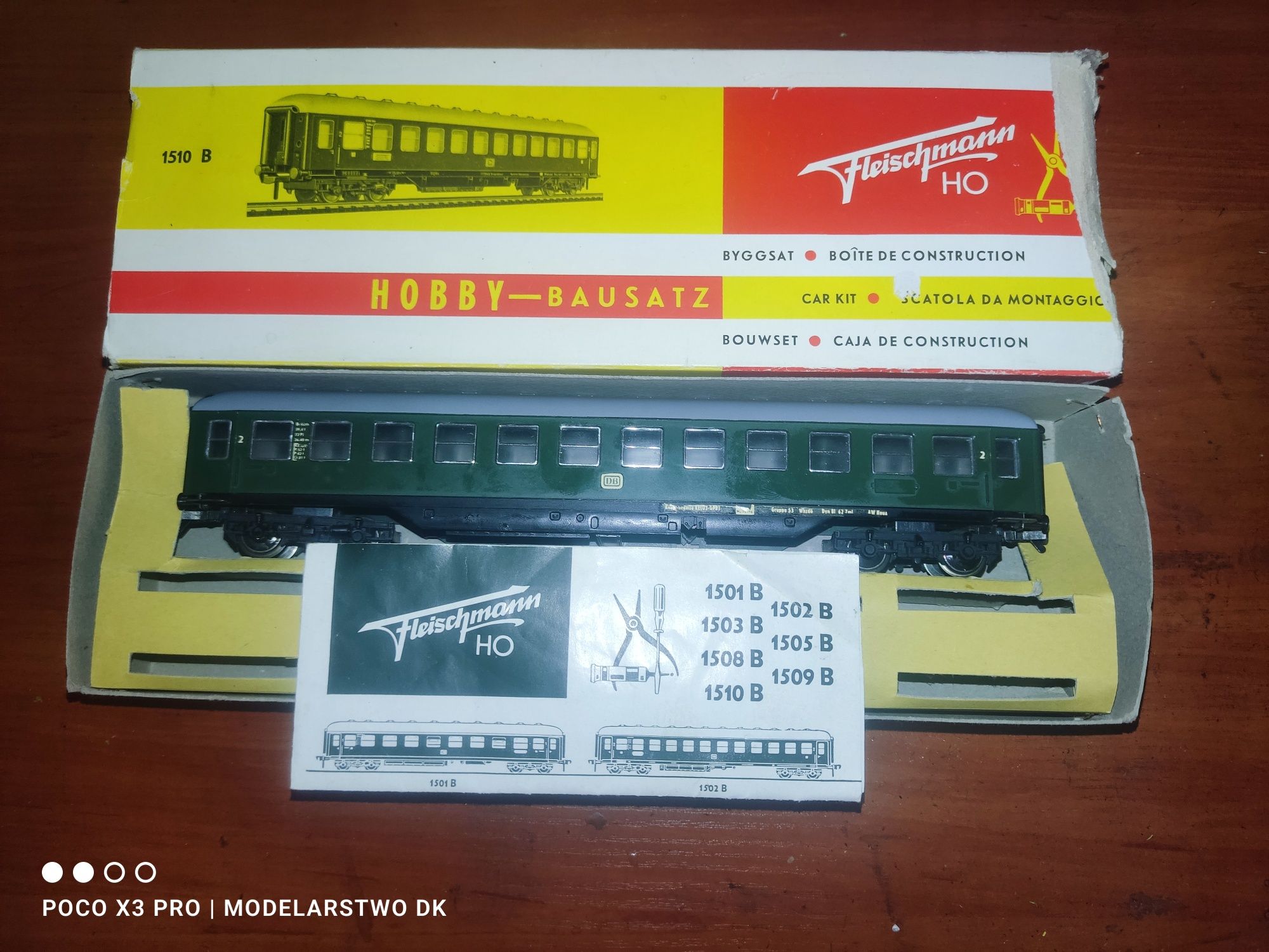 Fleischmann jak Piko wagon osobowy opakowanie H0 1:87 kolejka makieta