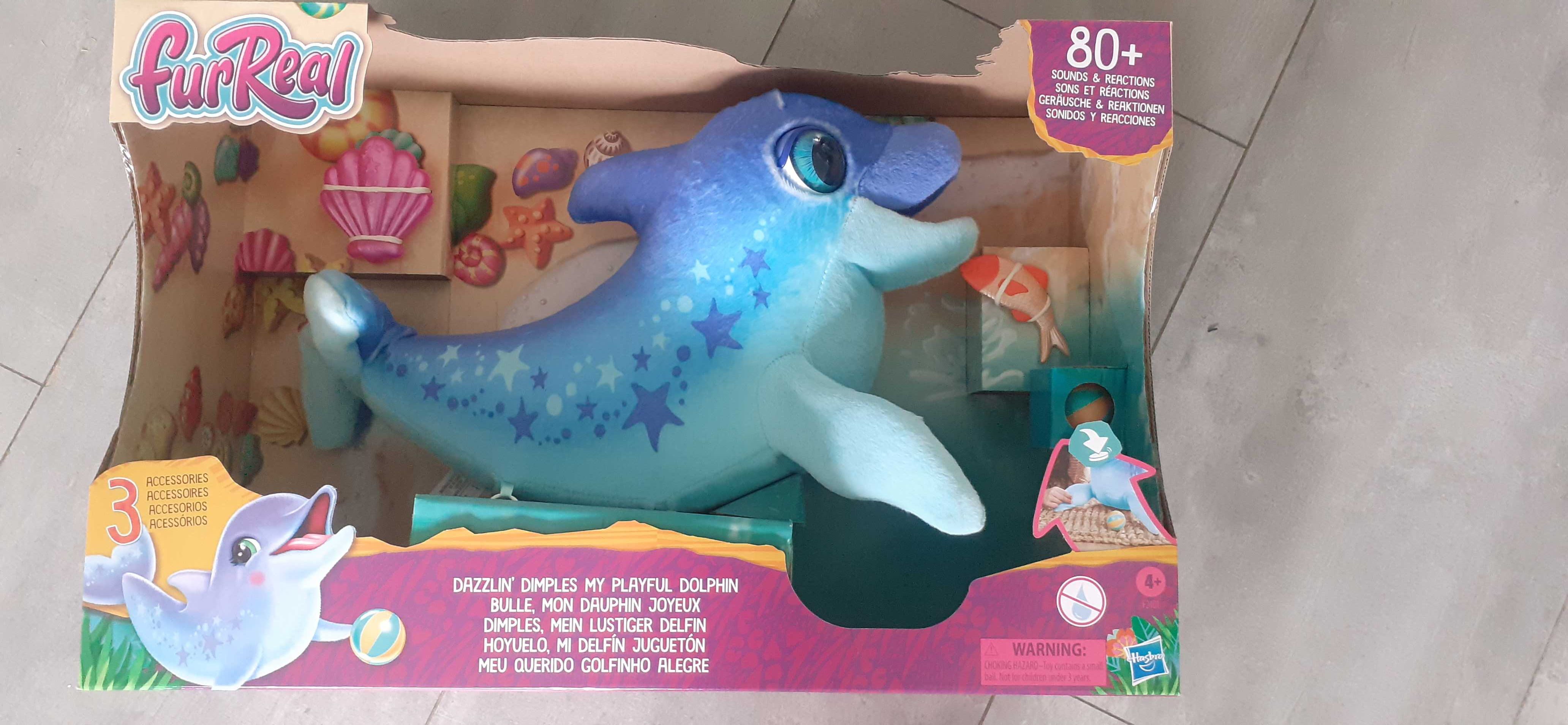 Delfin interaktywny zabawka maskotka pluszak Furreal
