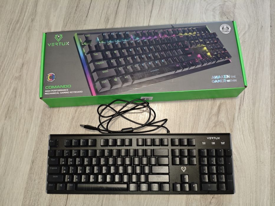 Клавіатура дротова Vertux Comando