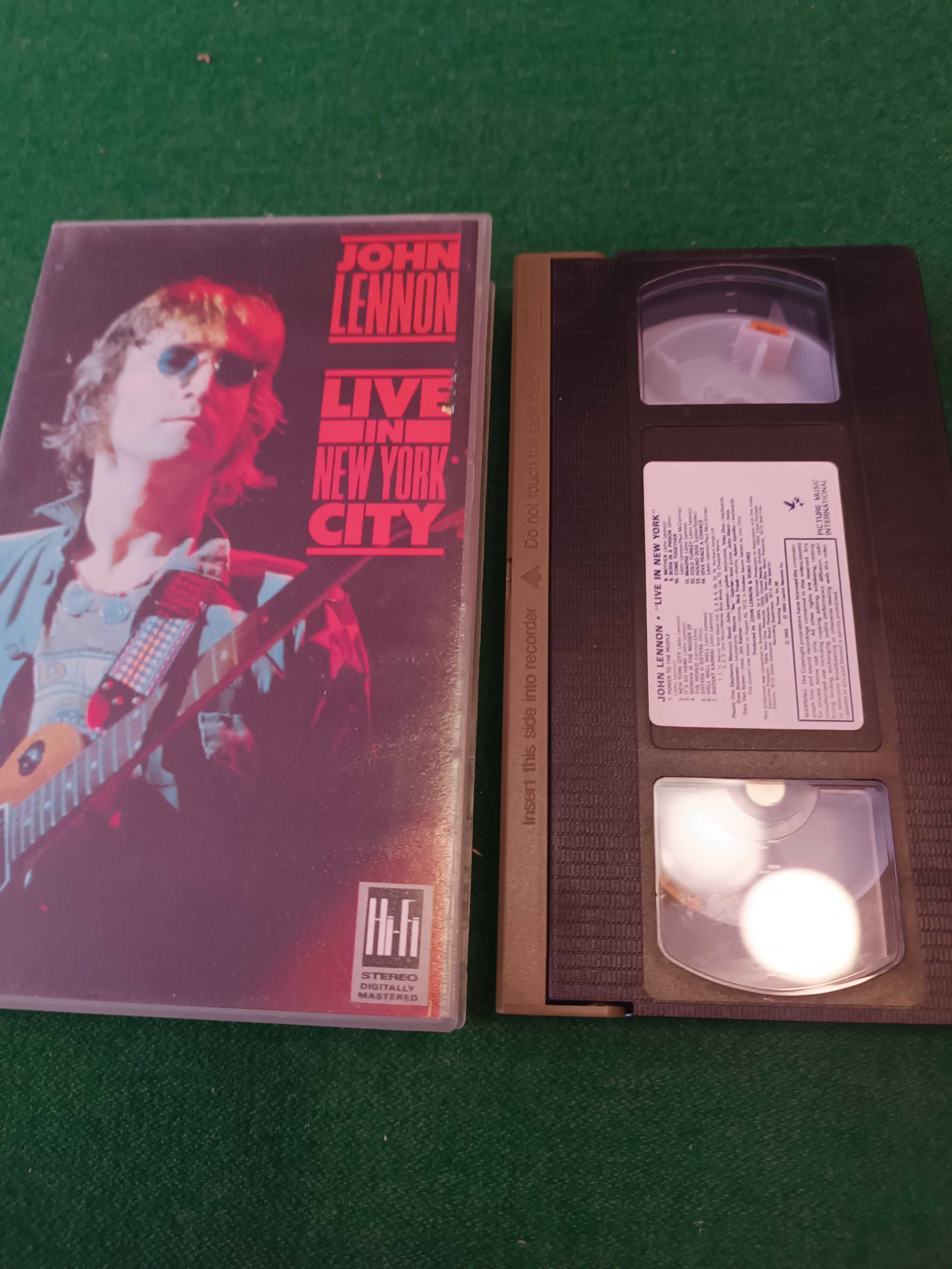 Kaseta VHS - John Lennon - Live in New York City