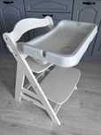 Krzesełko do karmienia HAUCK Alpha+ white z tacką Alpha-Tray white