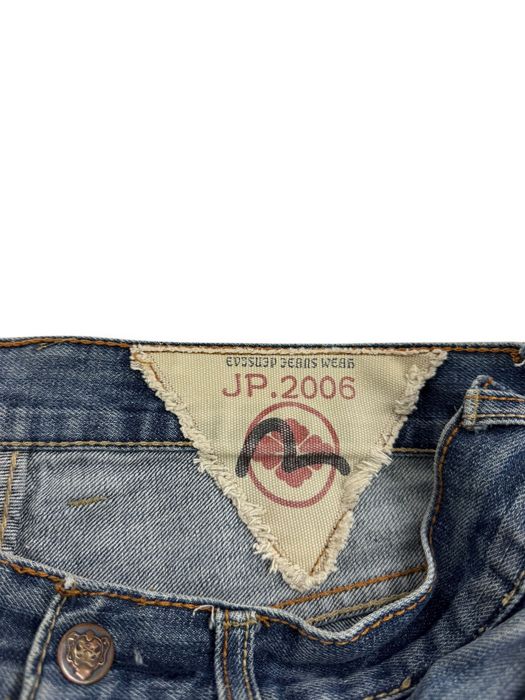 Spodnie evisu z nadrukiem z tyłu