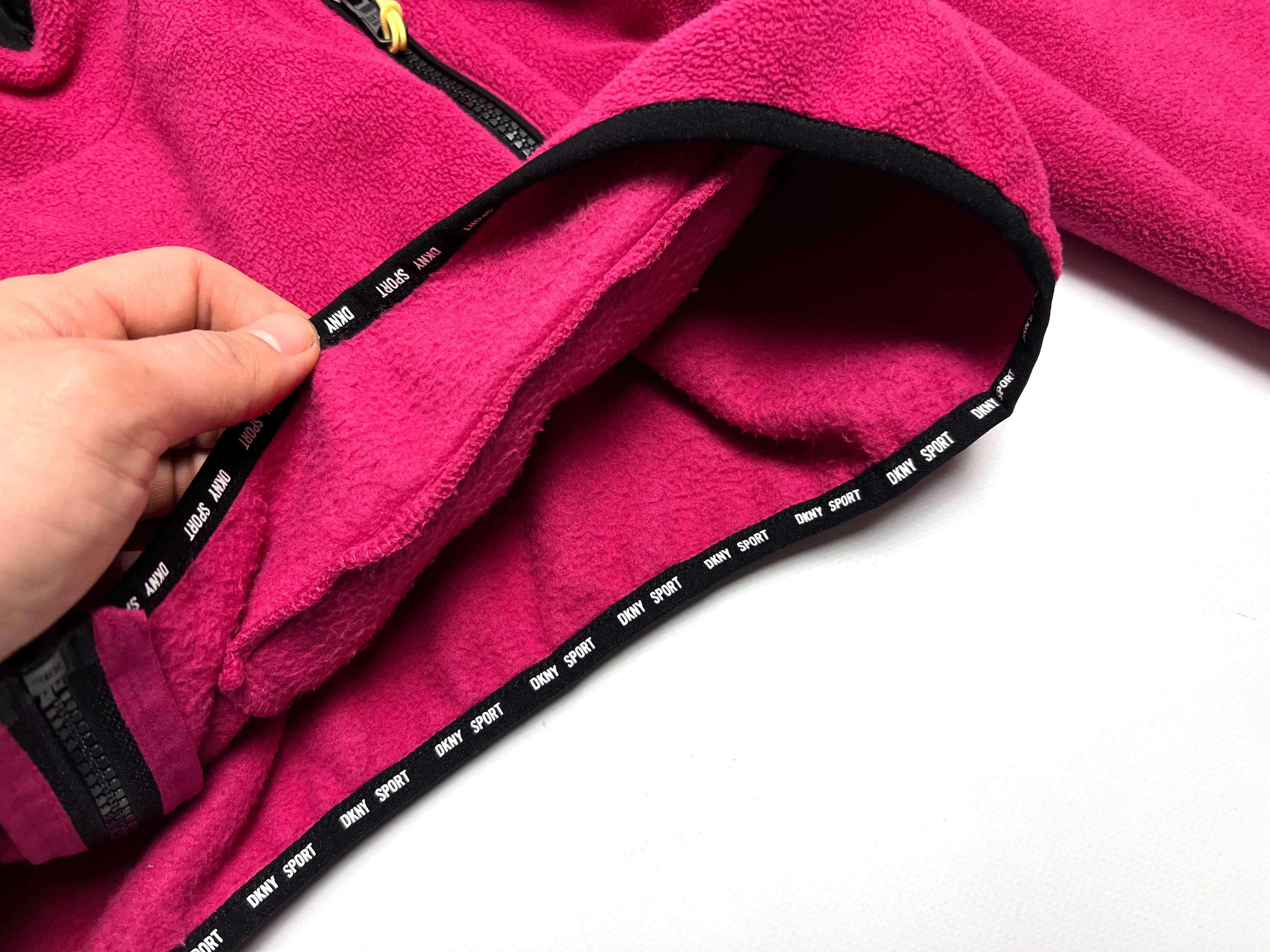 Куртка флисовая DKNY - XL - кофта жилетка