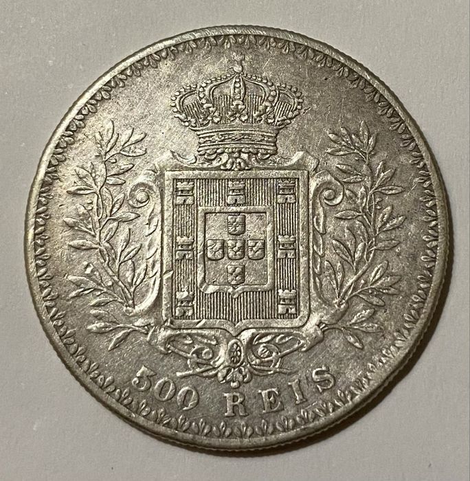 Moeda D CSRLOS I - 500 Reis 1898