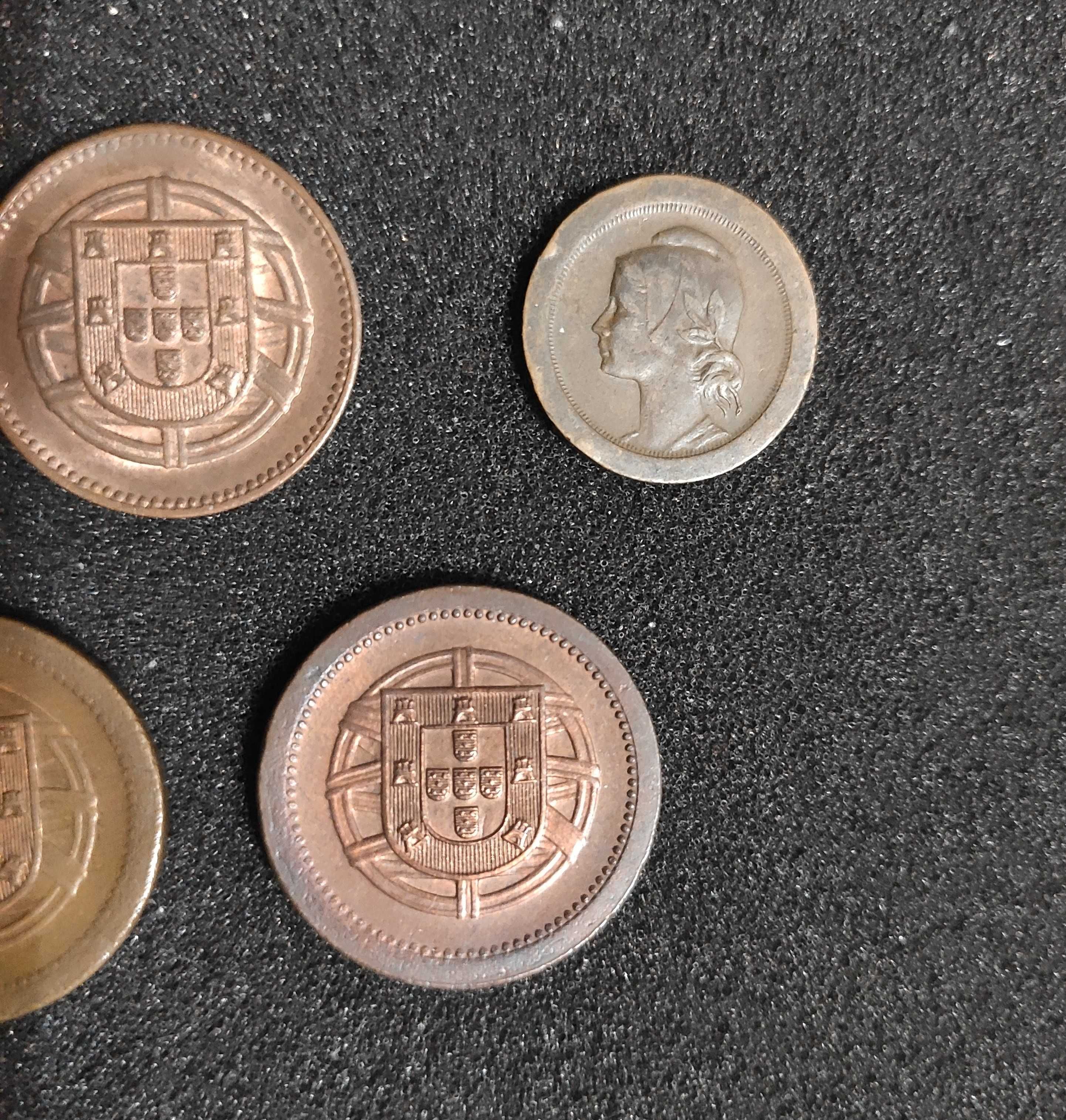 5 Moedas de 2 e 5 Centavos - 1918 | 1921 | 1924 | 1925