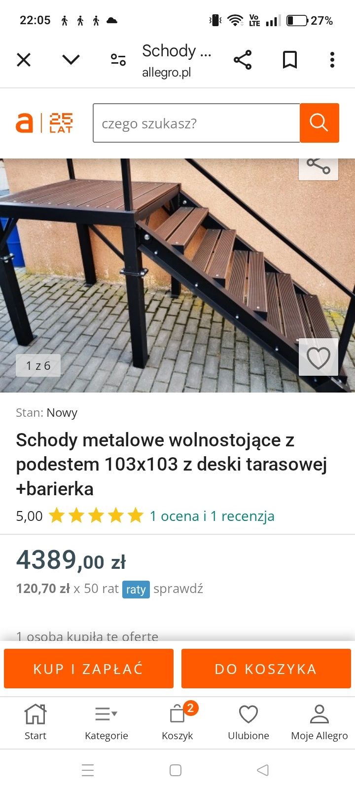 Schody  tarasowe