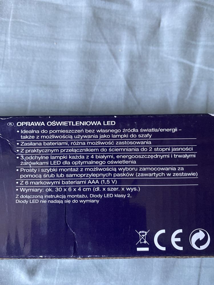 Lampka LED - listwa podszawkowa