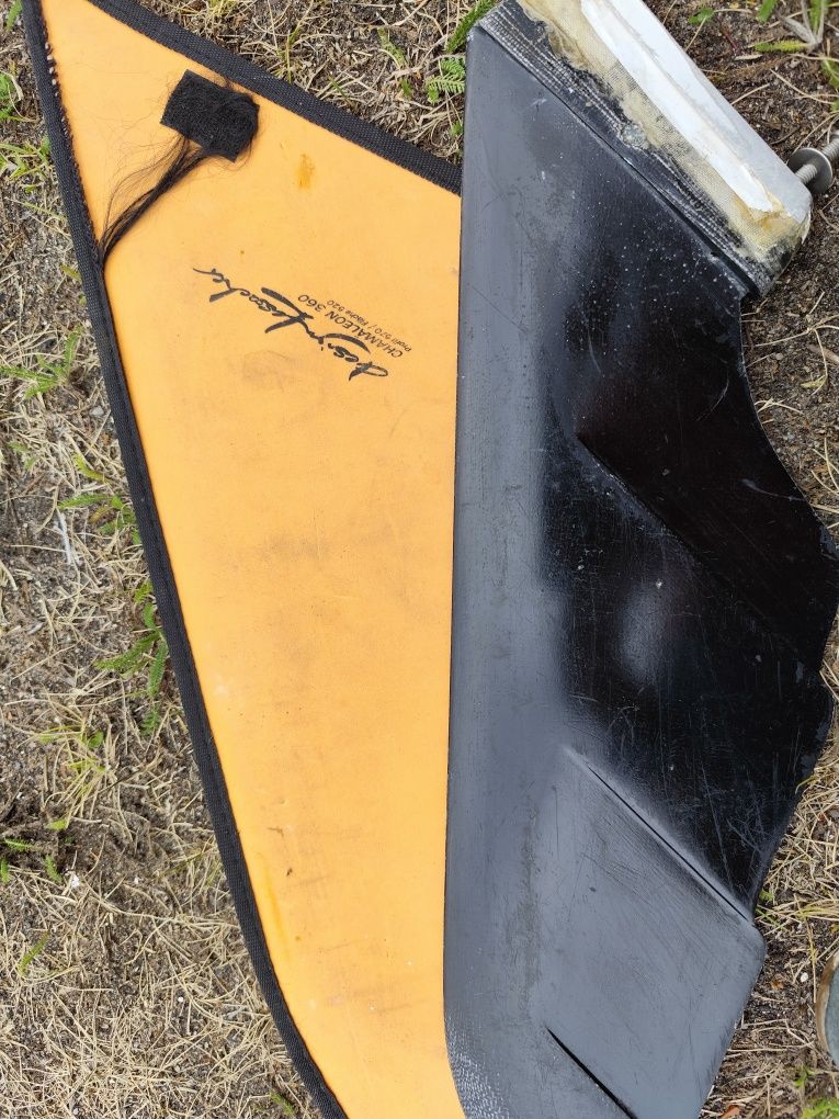 Windsurfing przedłużka stopa statecznik antygras tuttle box Fin US box