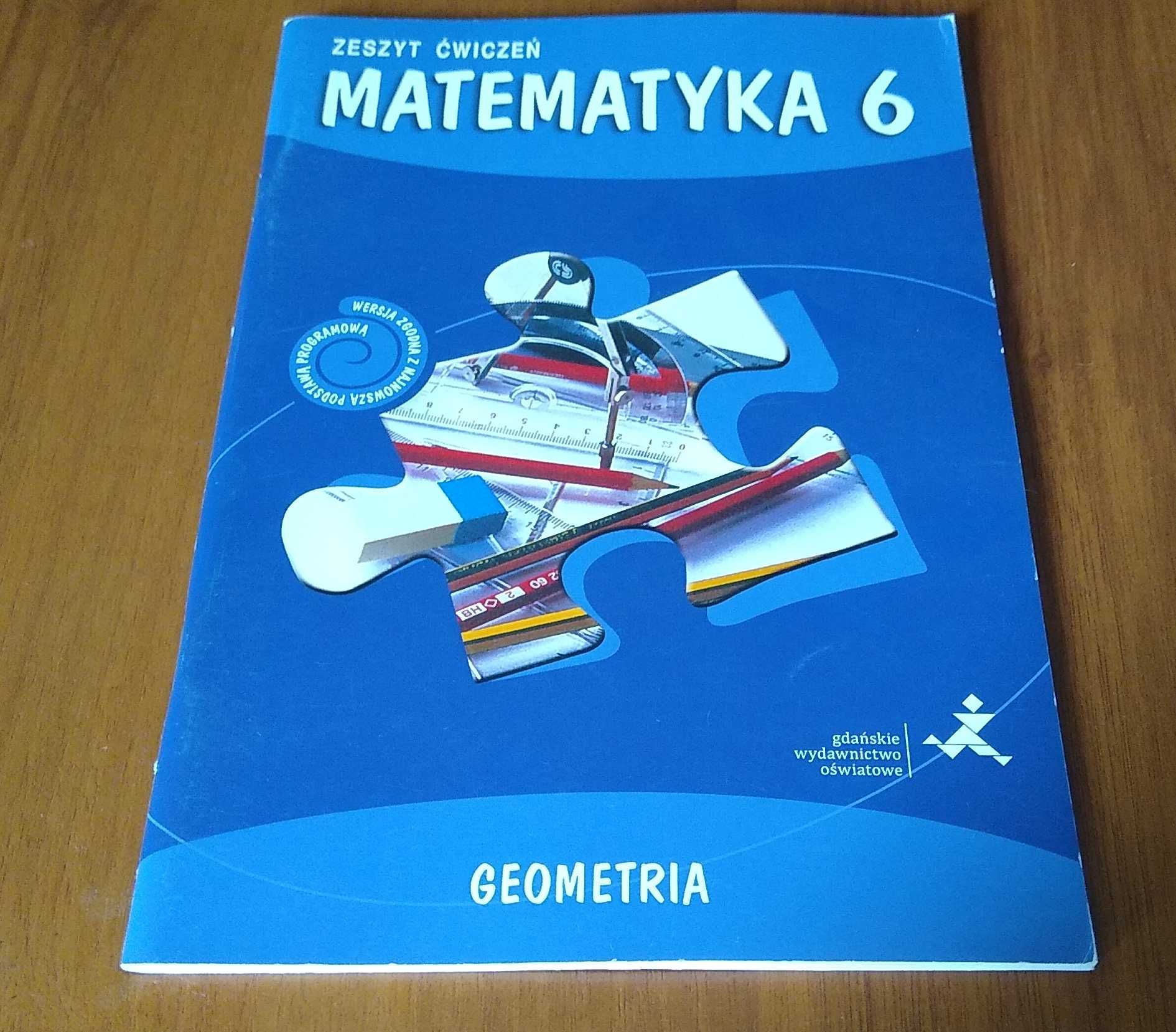 Matematyka z plusem 6 Zeszyt ćwiczeń Geometria Dobrowolska Jucewicz g