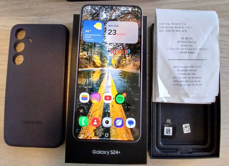 Samsung Galaxy S24 Plus 256 GB Purple – | Mudança para Apple