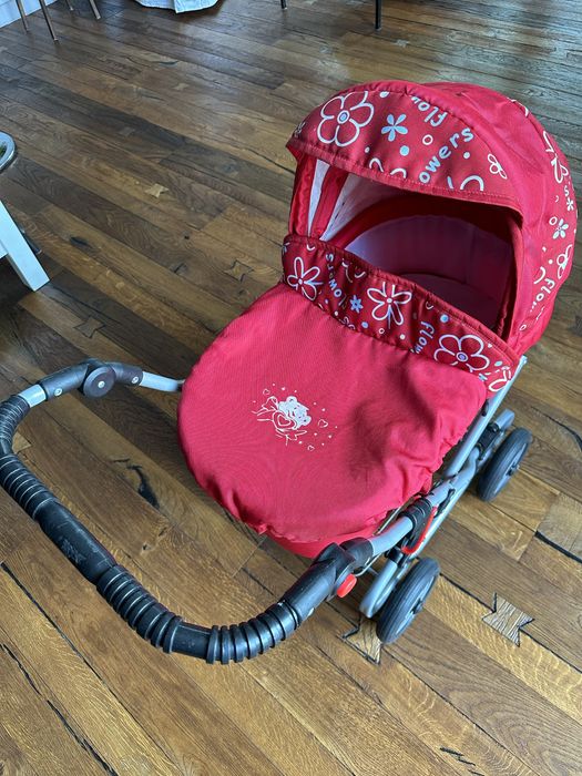 Duży solidny wózek dla lalek