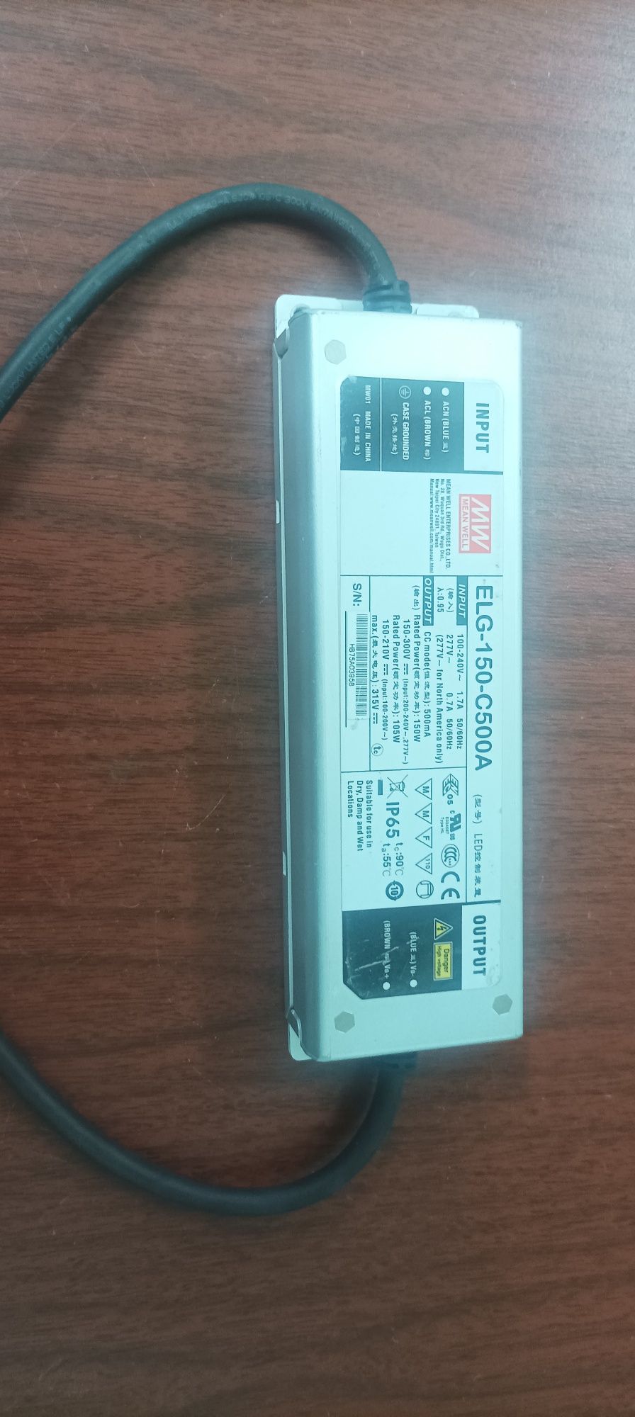 Драйвер Mean Well ELG-150-C500A