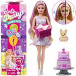 Mattel Barbie Party Unboxed lalka z serii: Urodziny + pies chihuahua