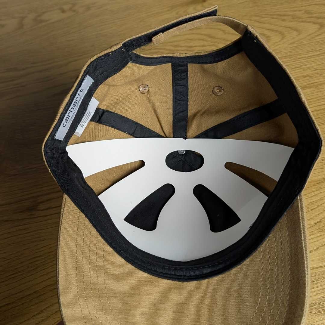 Коричнева кепка Carhartt, кепка кархарт, бейсболка кархарт, бавовна