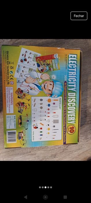 Experiência infantil - eletricidade