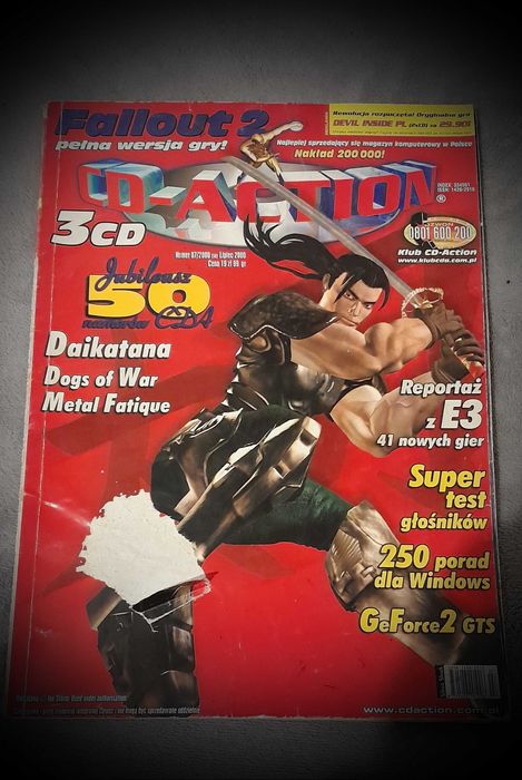 magazyn CD-Action wydanie lipiec 2000 rzadki
