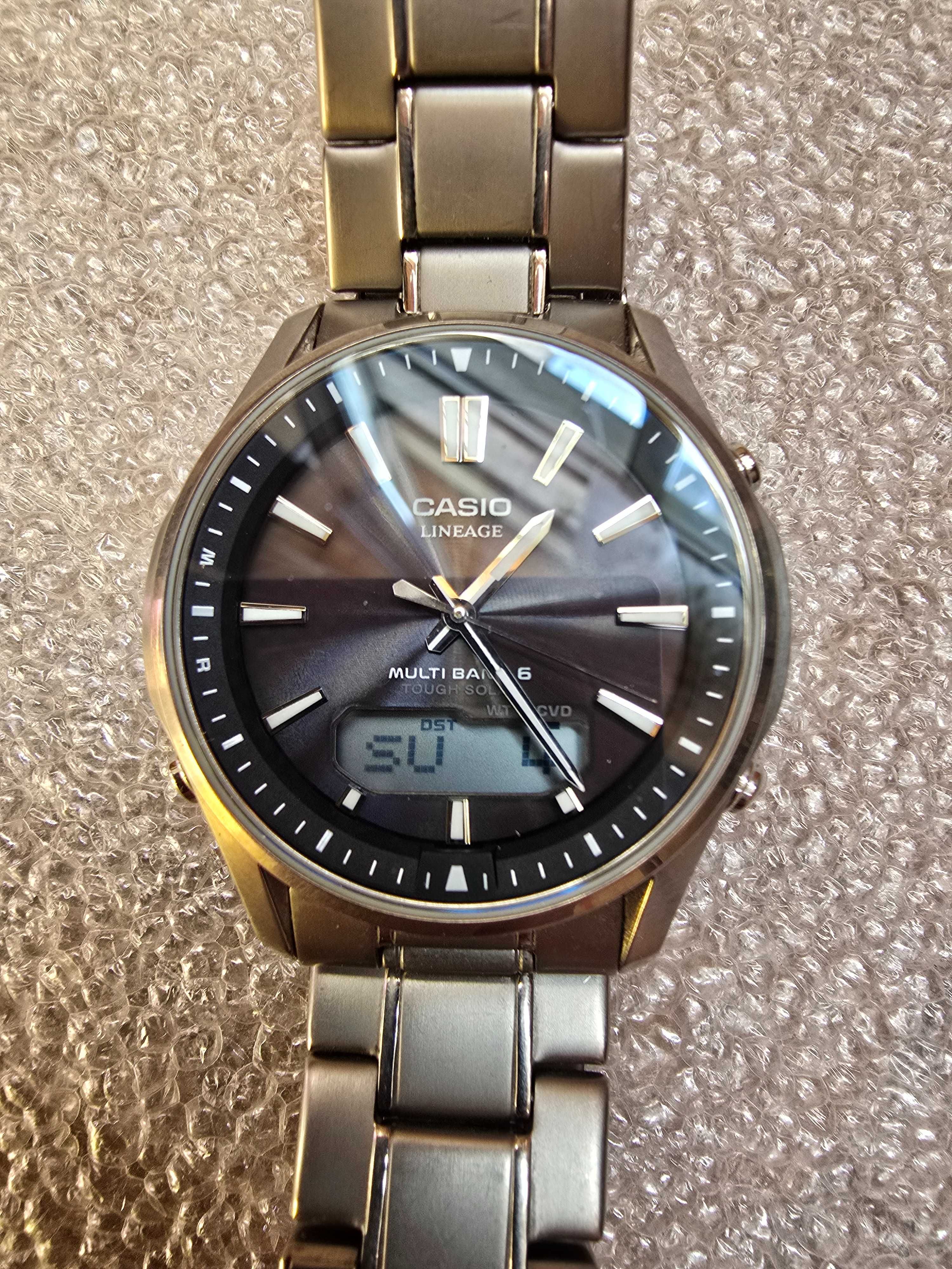 Годинник Casio LineAge LCW-M100TS. Solar, титан, сапфір