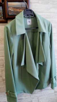 Красивейший тренч, пиджак цвет мята (зеленый) m-l
