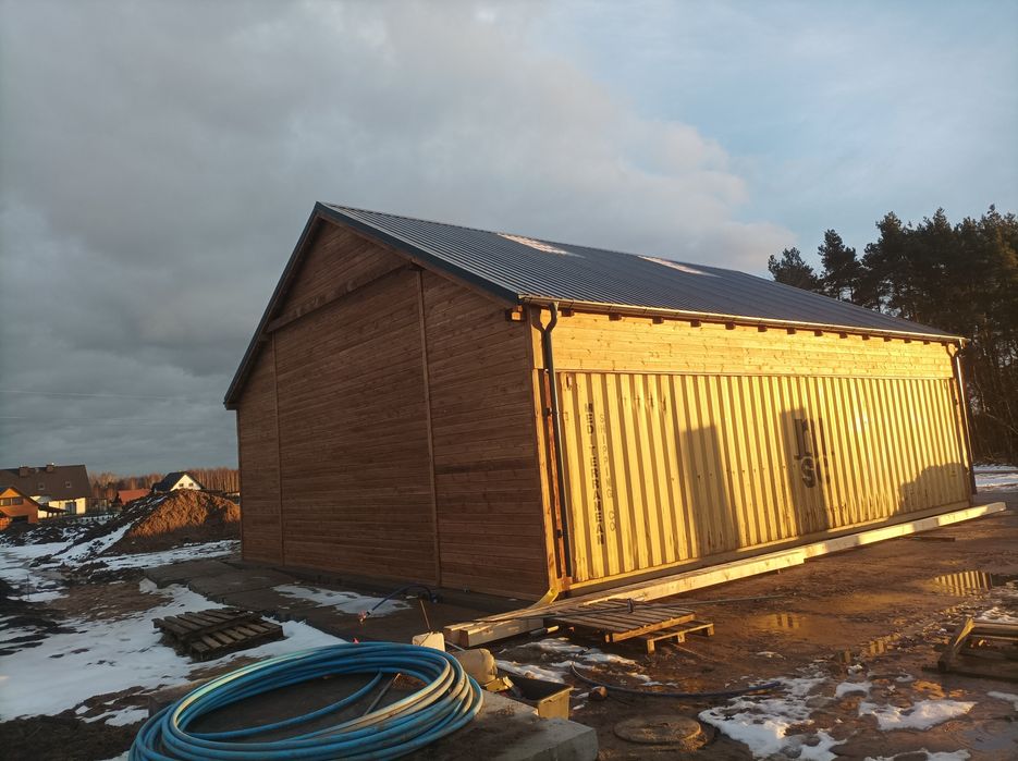 Wiata, hala, zadaszenia kontenerowe