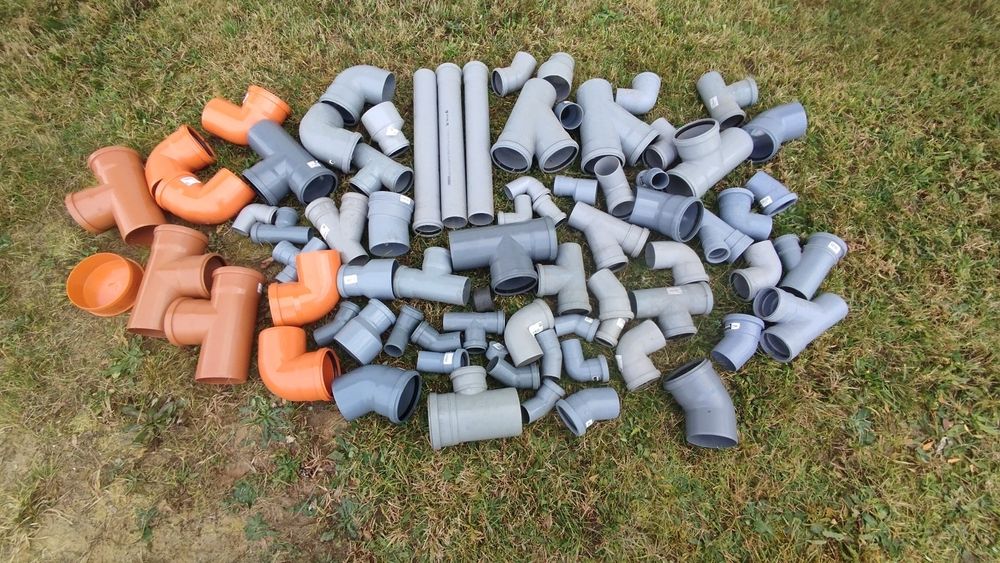 PCV,kolanka,trójniki,rury itd.