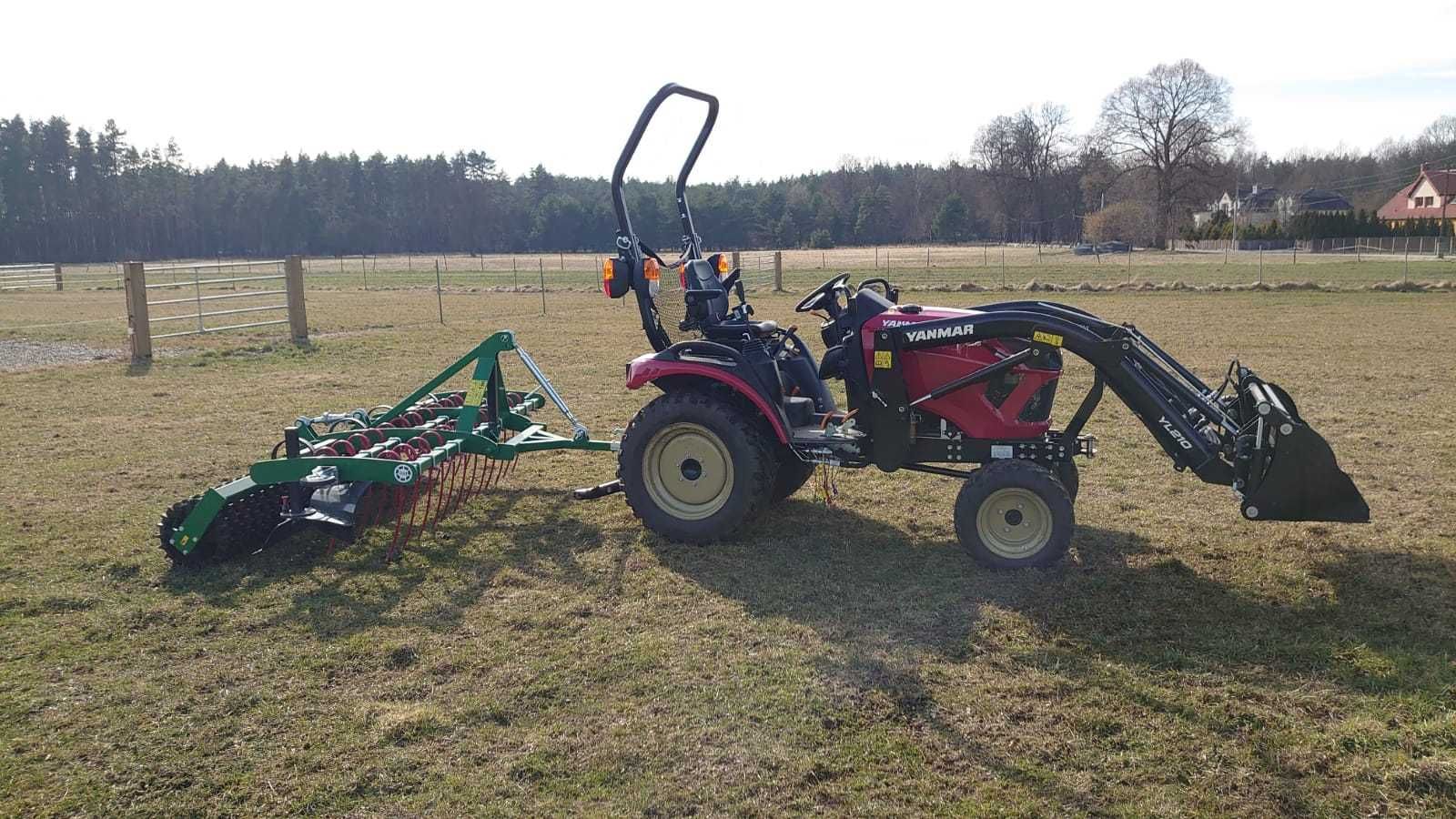 Równiarka do podłoża, brona do parkuru padoku szerokość 2,4m