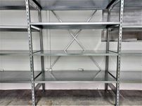 Regał Magazynowy 50x200x400cm/15p Metalowy Ocynkowany Garażowy Piwnica