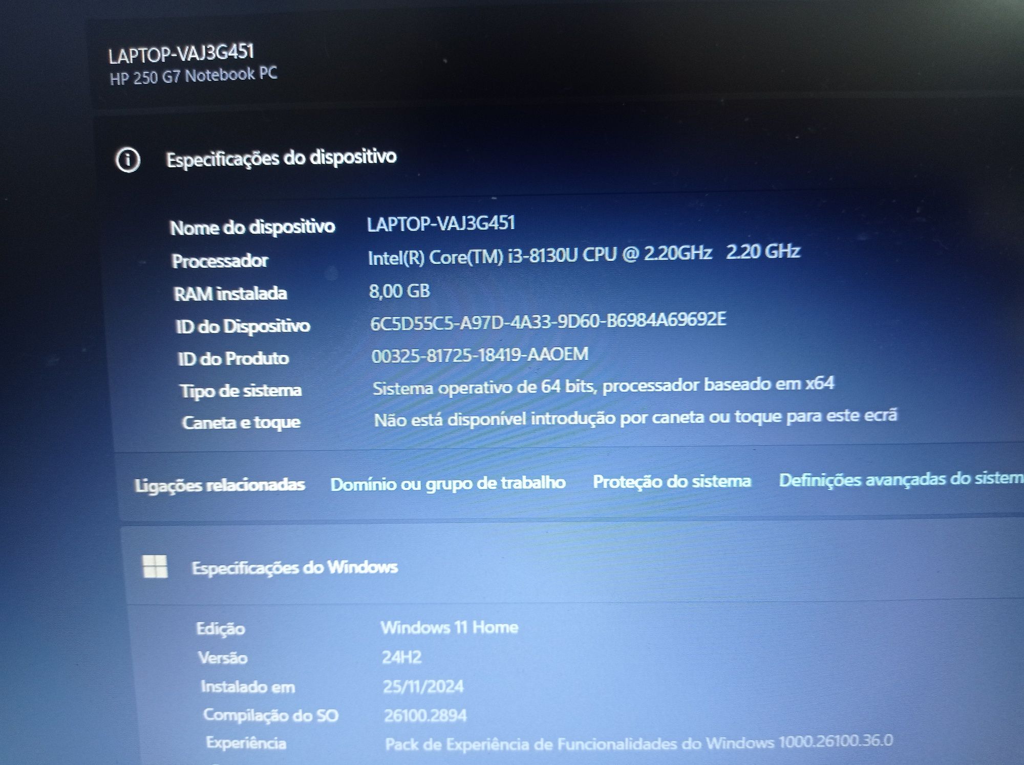 Vendo portátil hp