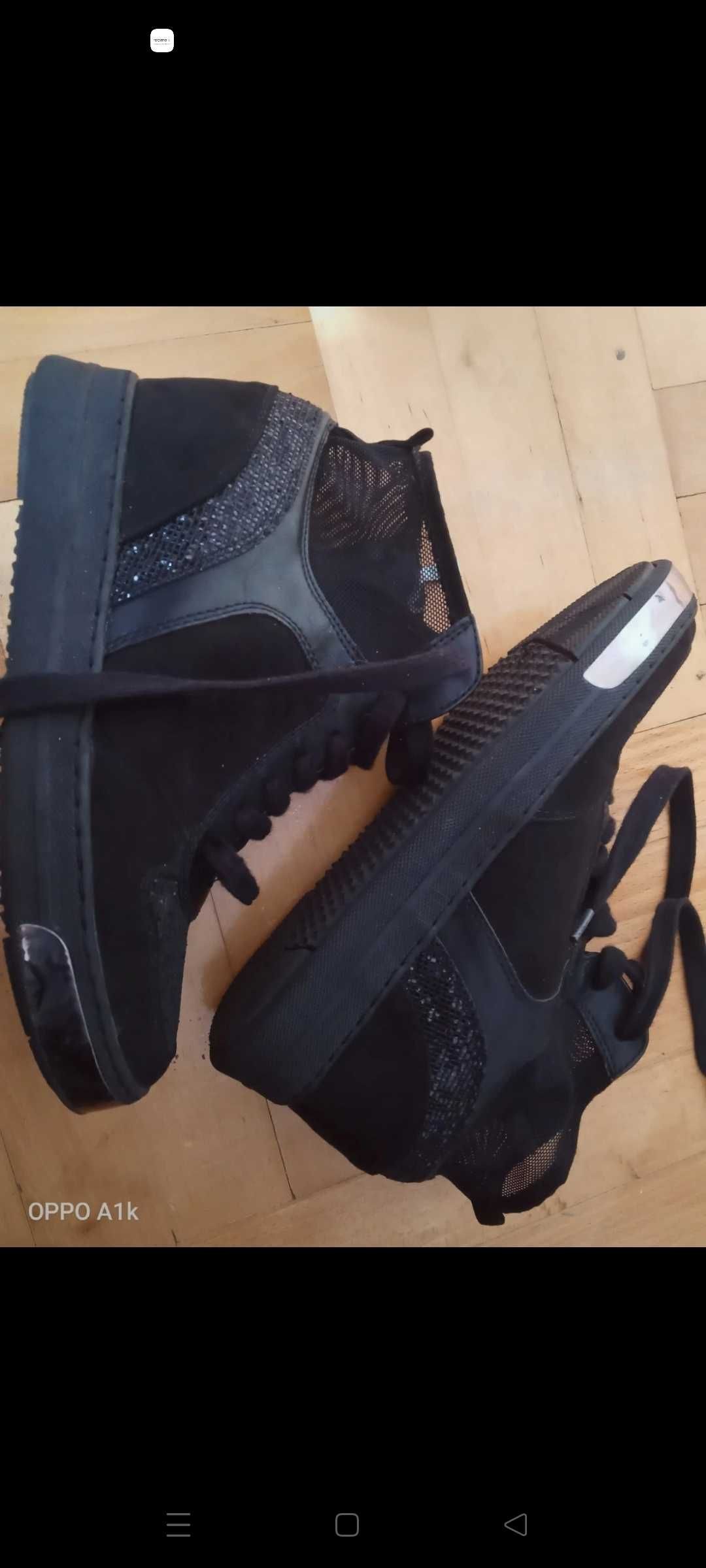 Buty sneakersy koturny 38