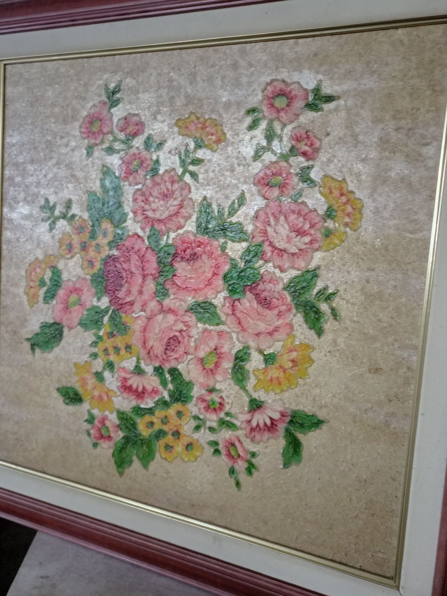 Quadro pintado à  mão