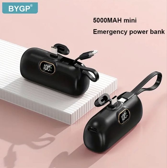 Міні Портативний Павербанк для Iphone / Android 5000 mAh Powerbank