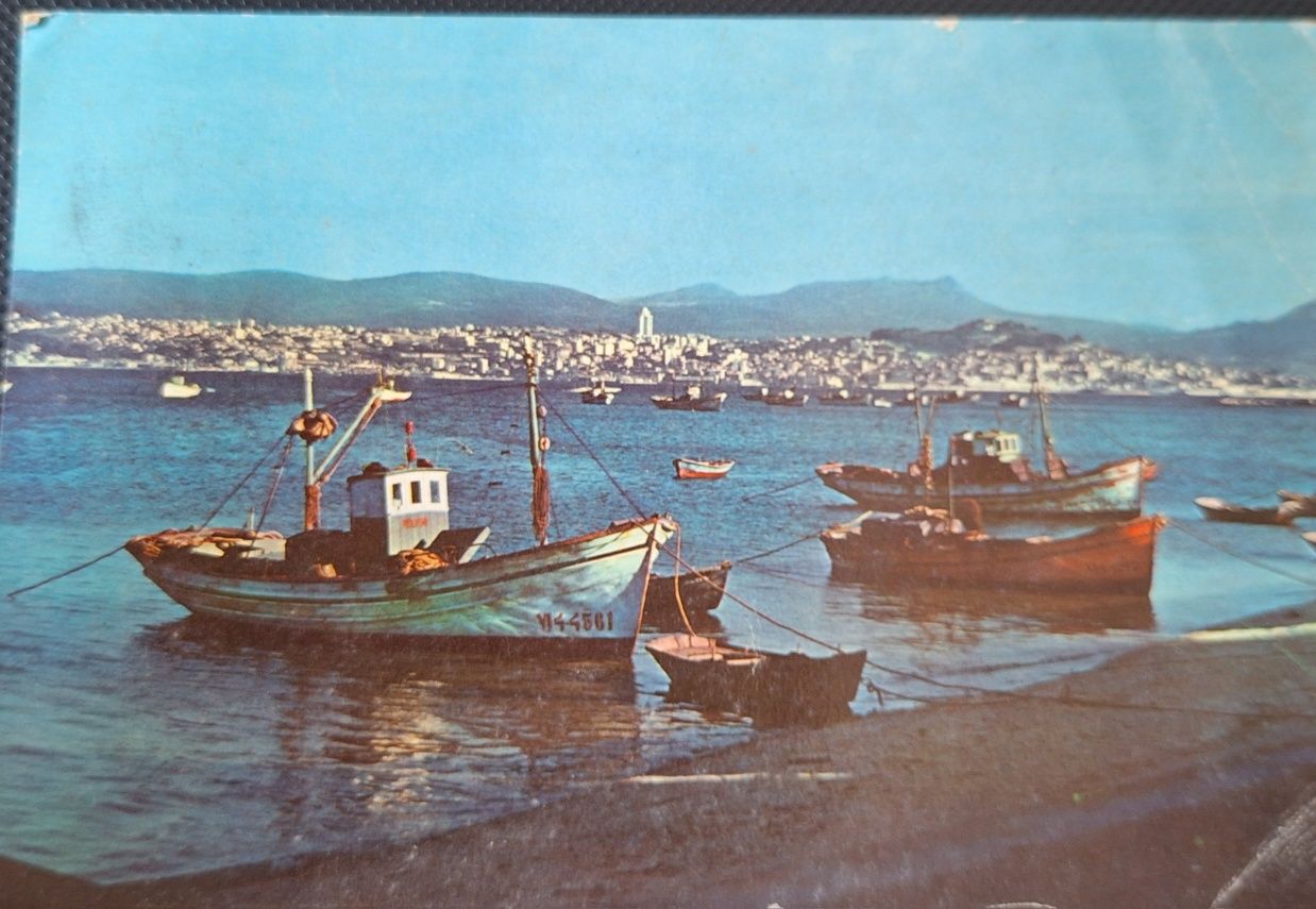 Postais espanhóis antigos dos anos 30, 40, 50 e 60 de Ayamonte e Vigo