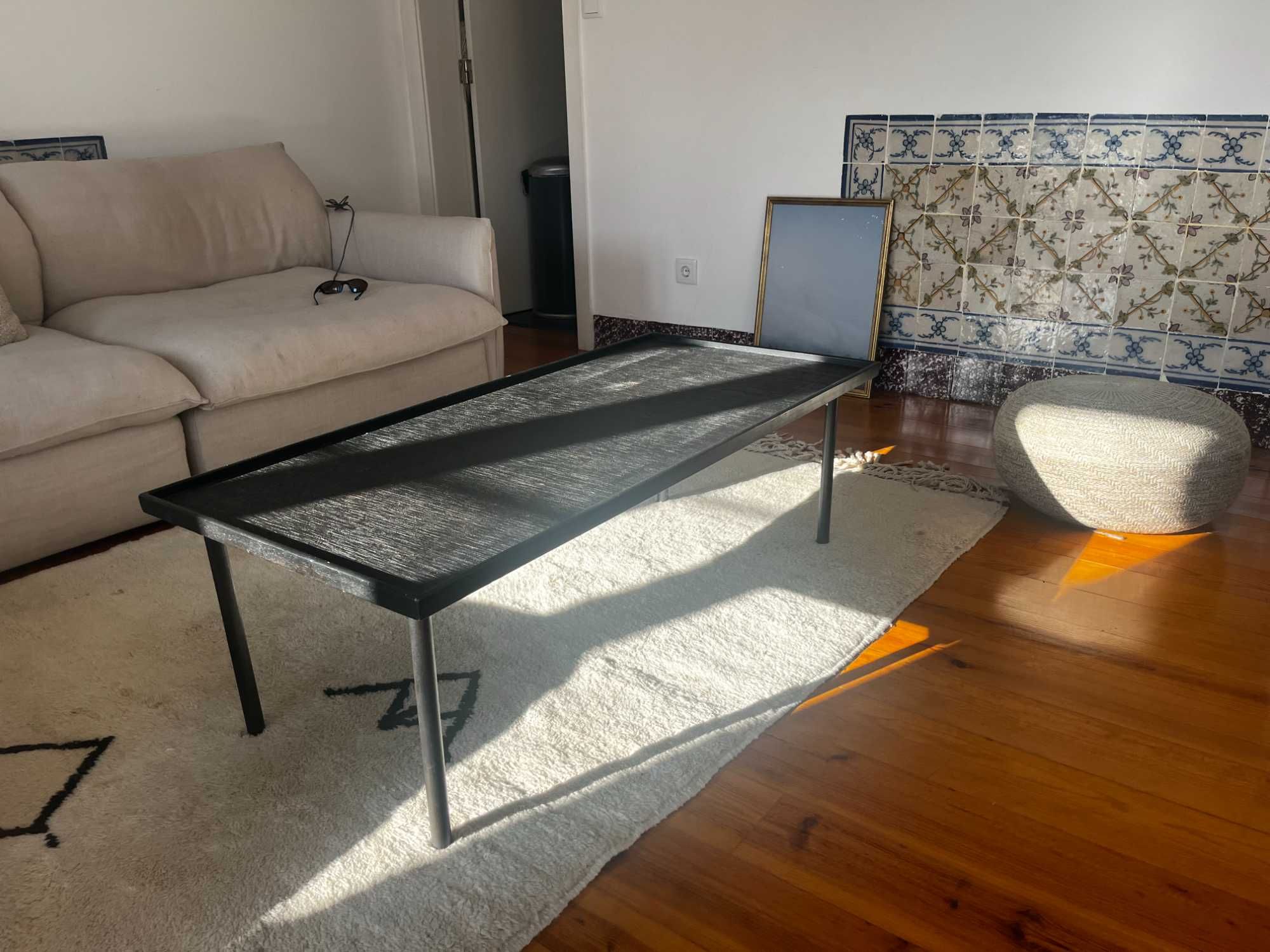 Mesa de Centro Retangular em Madeira Escura Zara Home