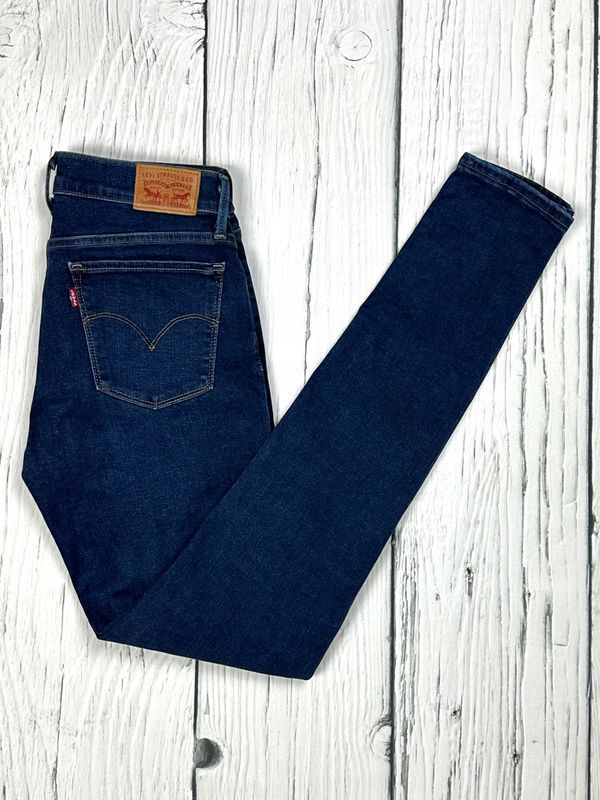 Levis 710 Super Skinny Jeansy Rurki Damskie ze Stretchem Logo W29 L32