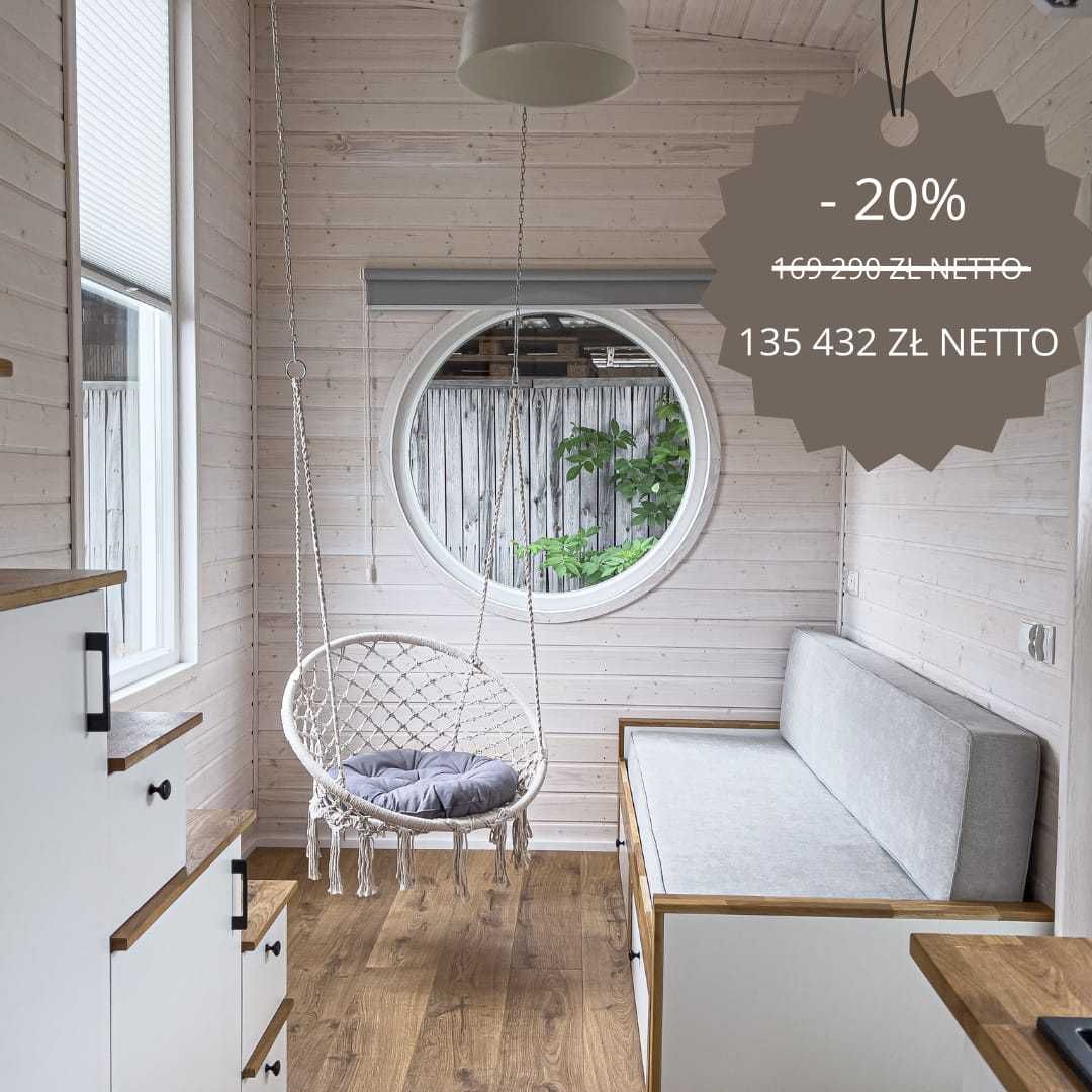 Mobi House - PROMOCJA WIOSENNA -Tiny House od ręki - CAŁOROCZNY - 20%