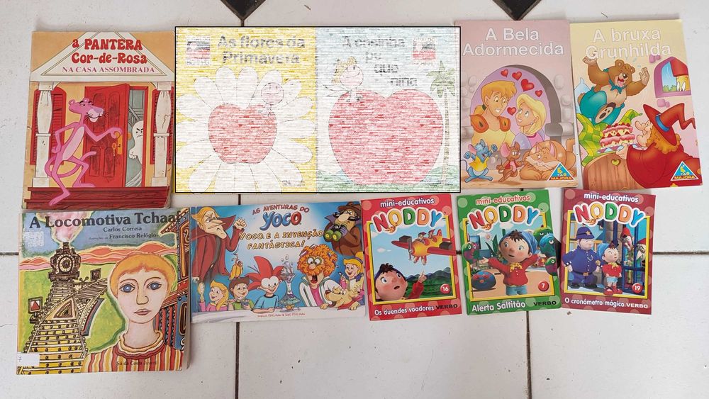 Lote 60 livros infantis diversos