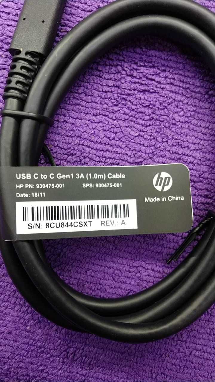 Кабель HP USB type c to type c