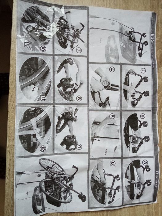 Uchyt na rower na tylną klapę