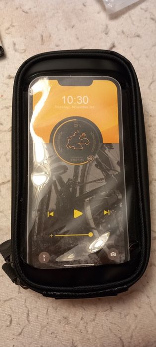 Bolsa para telemóvel impermeável.