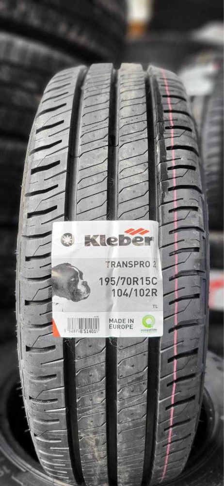 Літня шина Kleber Transpro 2 195/70 R15C 104/102, усі розміри !!!