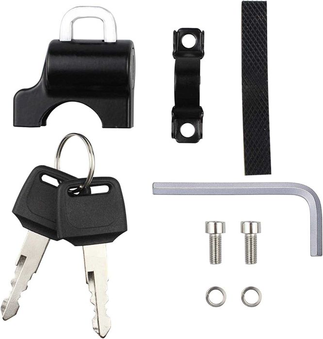 Cadeado para capacete - mota - trotinete - bicicleta